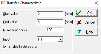 Characteristics of DC transfer Characteristics of DC transfer