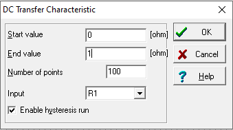 Characteristics of DC transfer Characteristics of DC transfer