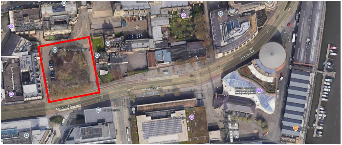 Site section in Bristol