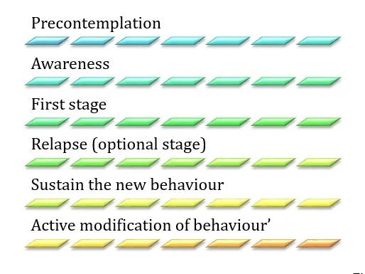 The six stages of the TTM The six stages of the TTM
