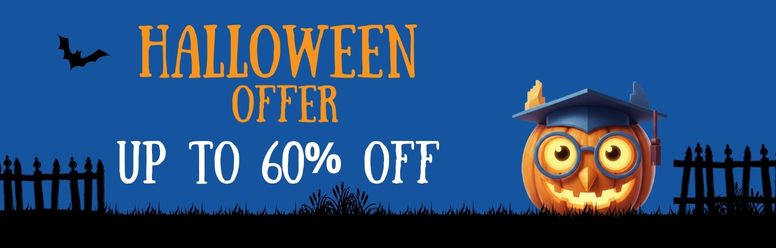 Frightfully Good Deals! Save big on your assignments this Halloween — limited time only!