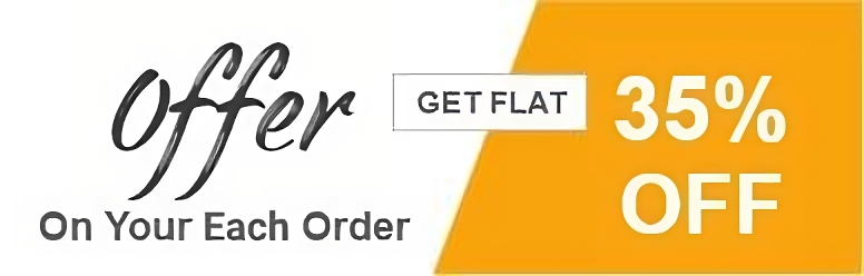 Get flat 35% off on your first order